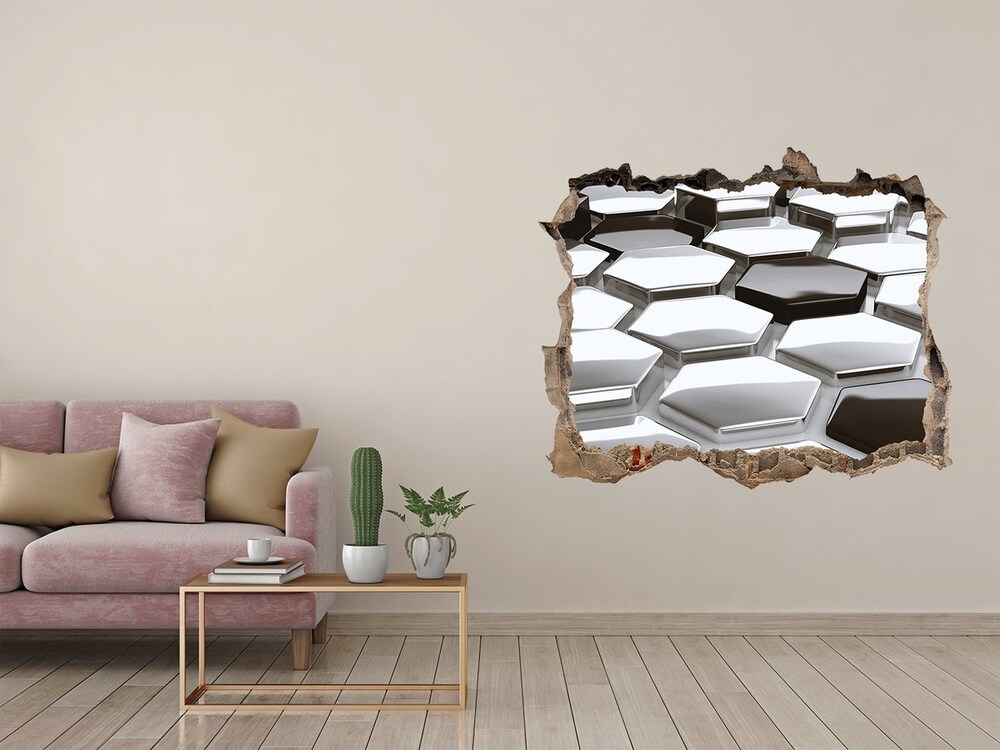 3D wall hole wallpaper 3D abstraction