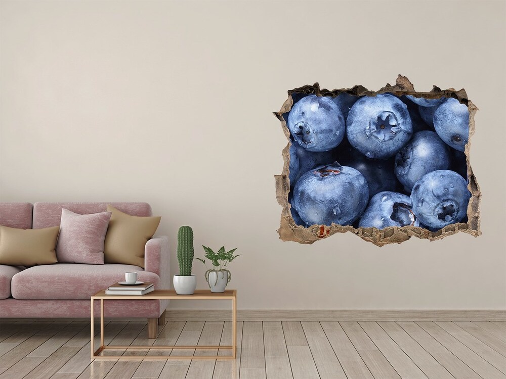 Hole in the wall sticker Berries