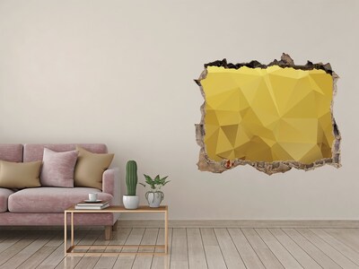 Hole in the wall decal Abstraction Background