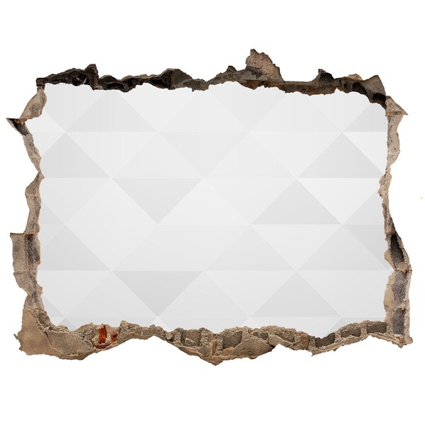 Hole wall sticker A ruined wall overlooking the void