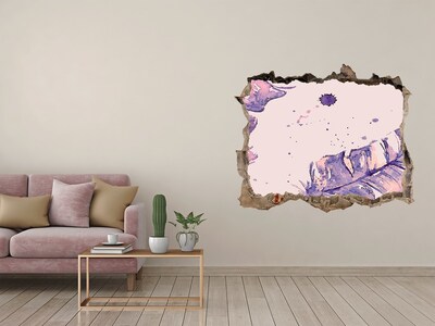 Hole in the wall decal Tropical paradise behind the wall