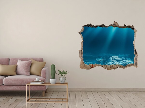 Hole in the wall sticker The underwater world of corals