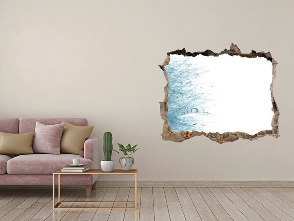 Hole in the wall decal Water in the hole in the wall