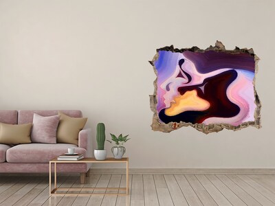 Hole wall sticker Sensual Faces of Love