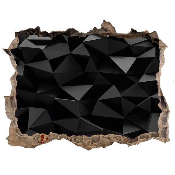 3D wall hole Black, three-dimensional slit
