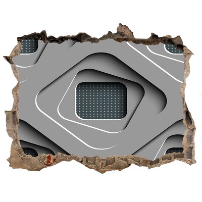 3D wall hole Modern design in concrete