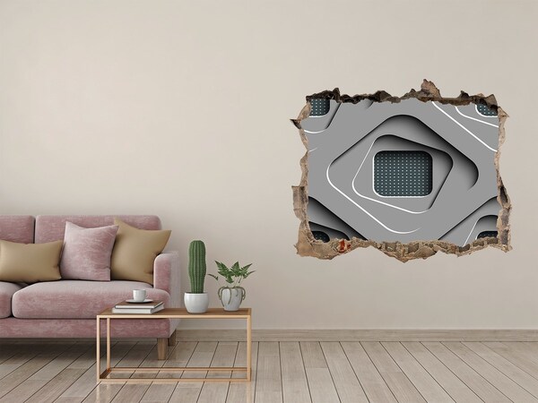 3D wall hole Modern design in concrete