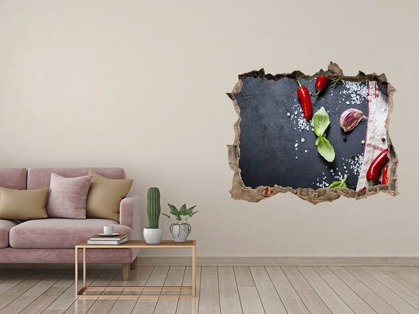 Hole in the wall sticker A kitchen full of flavor