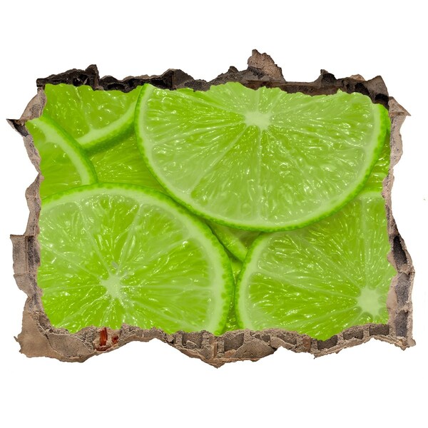 Hole wall sticker Lemon Paradise