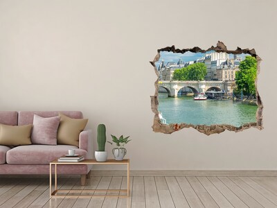 Hole in the wall sticker Seine Paris