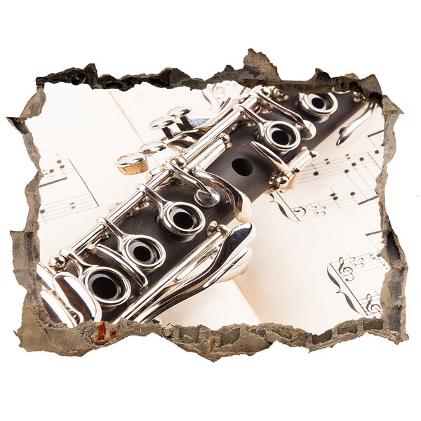 Hole wall sticker Musical Hole in the Wall