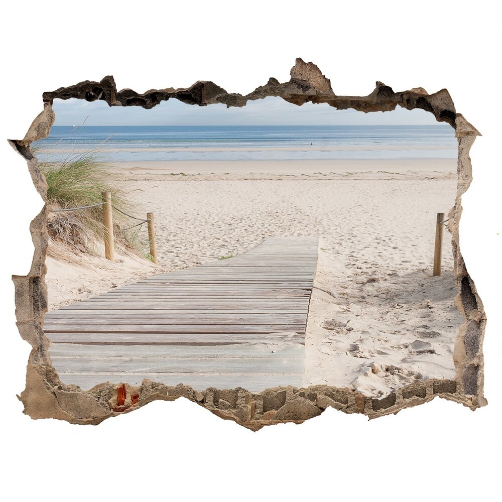 3D wall hole Beach