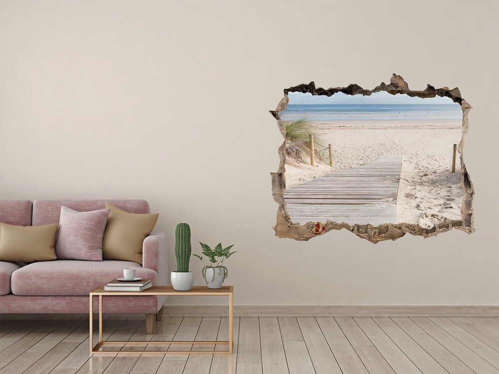 3D wall hole Beach