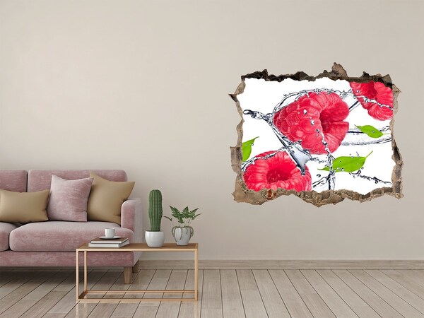 3D wall hole Raspberry Waterfall