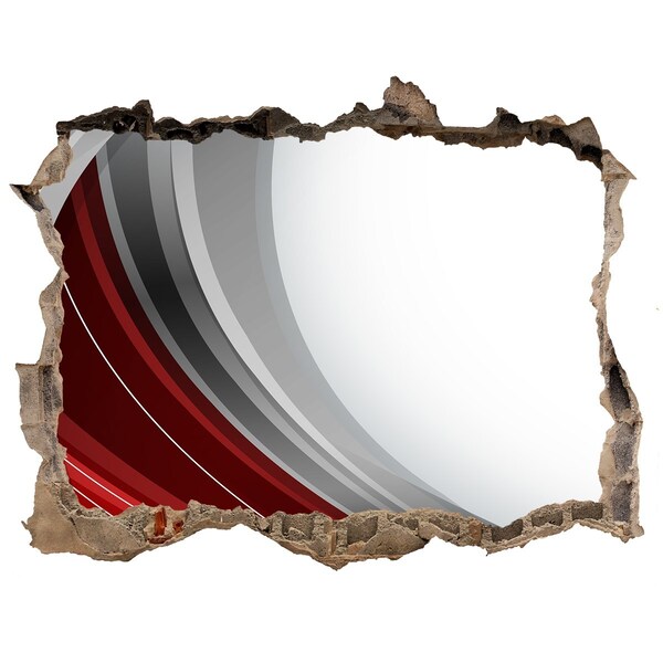 Hole wall sticker A damaged wall with a depth effect