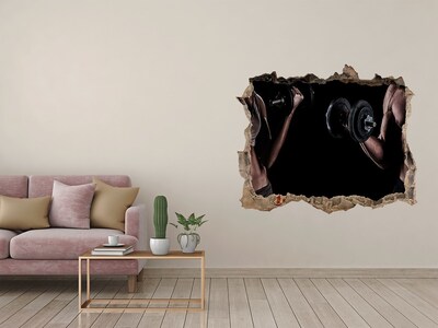 Hole in the wall decal Gym at home