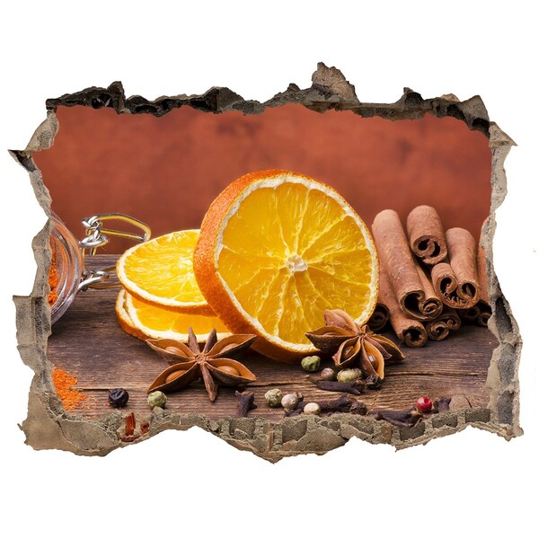 3D wall hole wallpaper Kitchen aromas