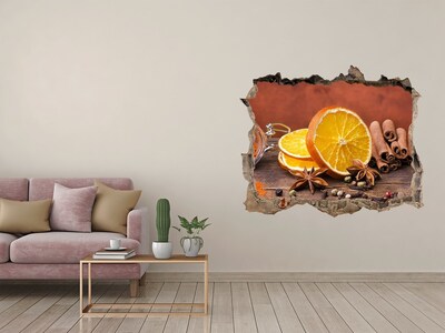 3D wall hole wallpaper Kitchen aromas