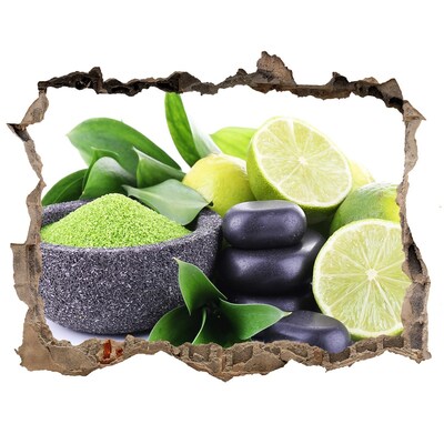 Hole wall sticker Fresh citrus and herbs