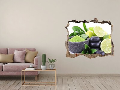 Hole wall sticker Fresh citrus and herbs