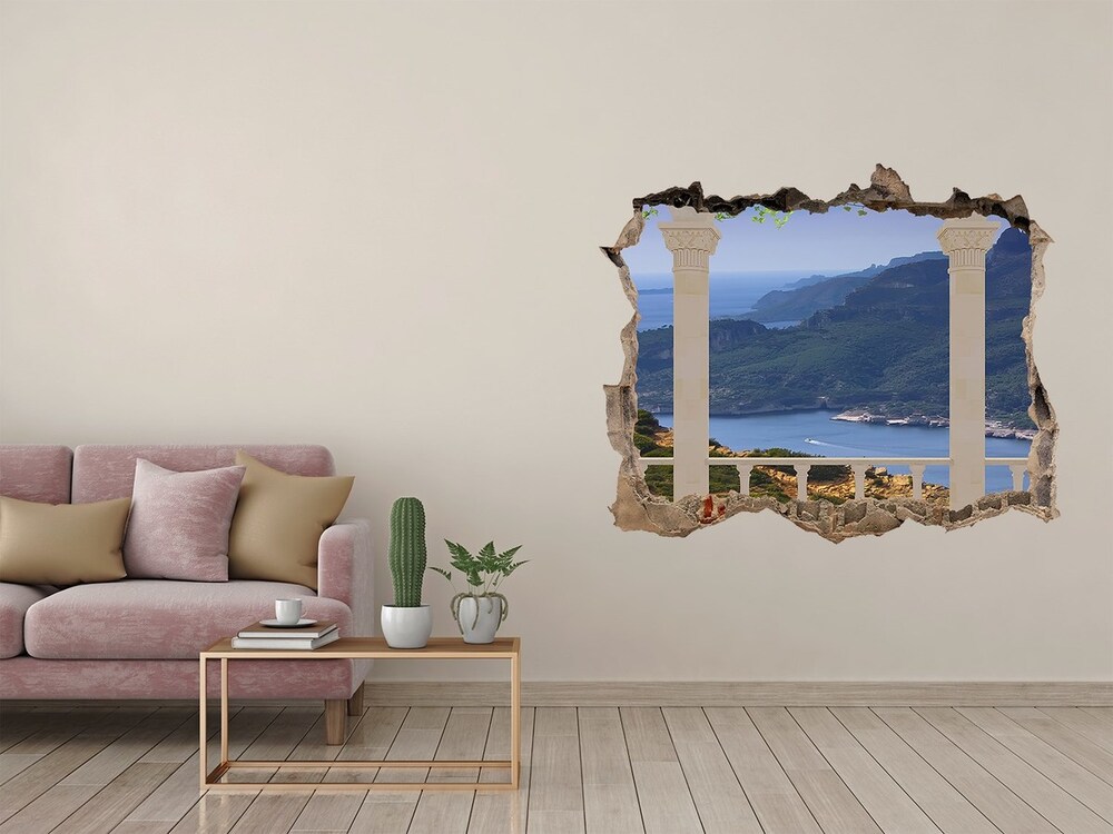 3D wall hole View of the bay