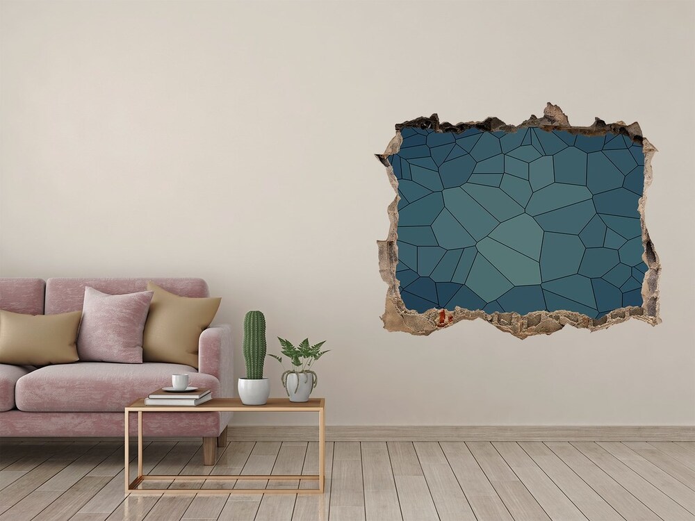 Hole in the wall decal Abstraction Background