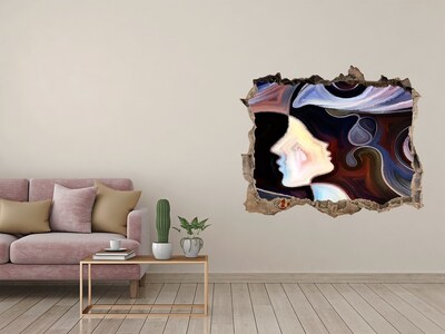 Hole in the wall sticker Abstraction