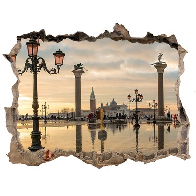 Hole in the wall sticker Venice Italy