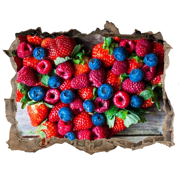 Hole in the wall decal Fruit paradise