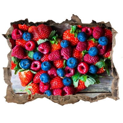 Hole in the wall decal Fruit paradise