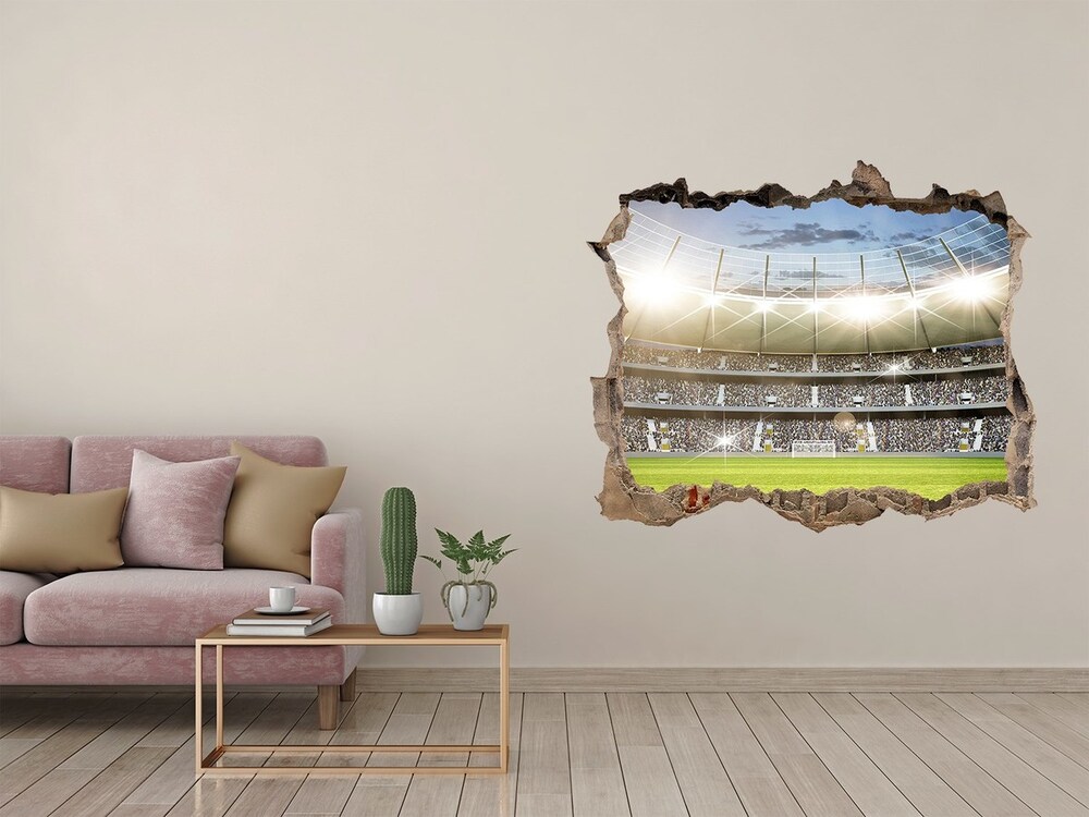 Hole wall sticker Stadium