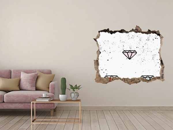 3D wall hole Diamond wall