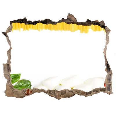 Hole wall sticker An Italian feast in a hole in the wall