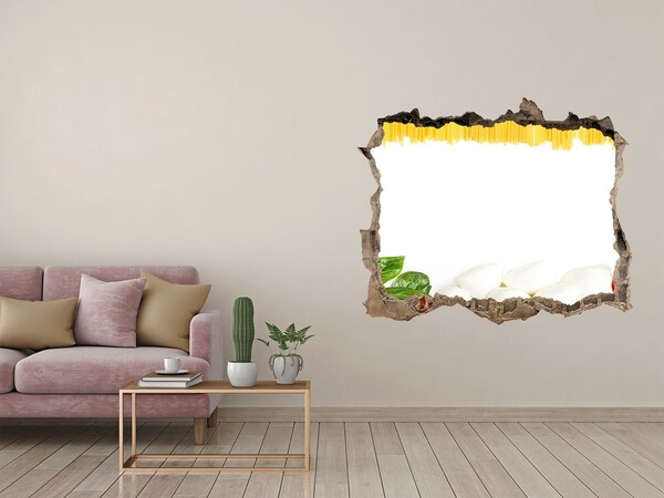 Hole wall sticker An Italian feast in a hole in the wall