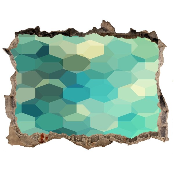 Hole in the wall decal Abstraction Background