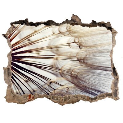 Hole in the wall sticker A floral dream in concrete