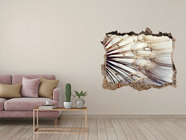 Hole in the wall sticker A floral dream in concrete