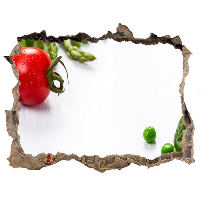 3D wall hole Fresh vegetables