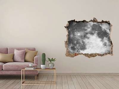 3D wall hole Moon