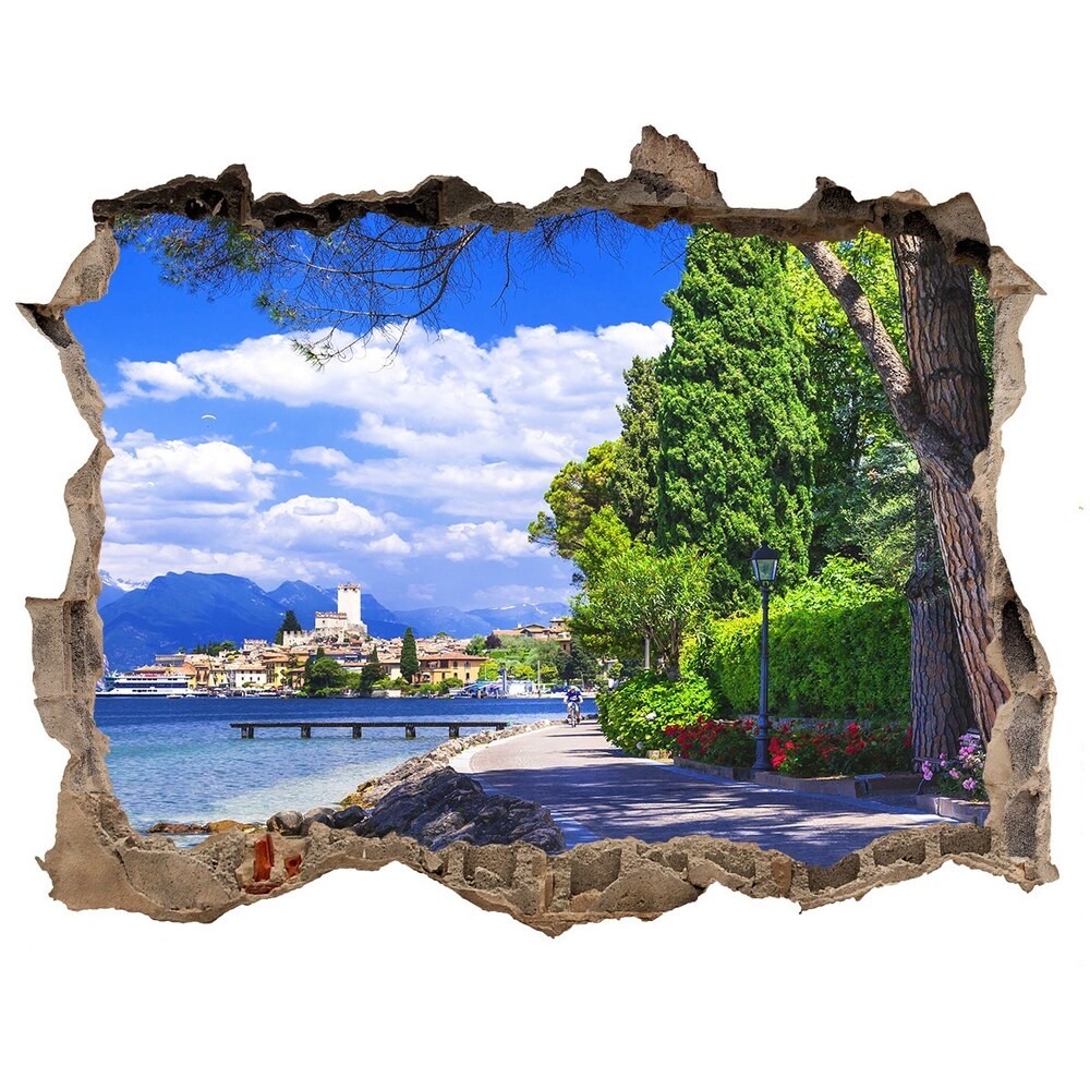 Hole in the wall decal Northern Italy