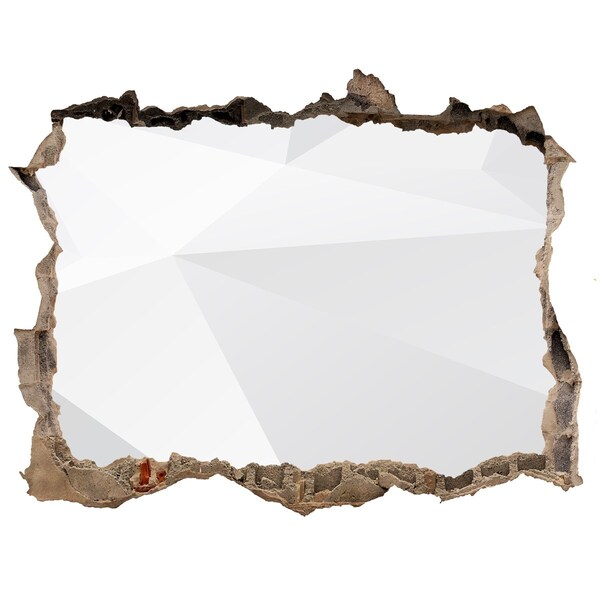 Hole in the wall sticker Broken wall with light reflection