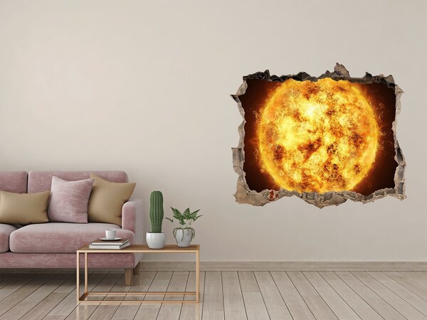 3D wall hole Solar explosion