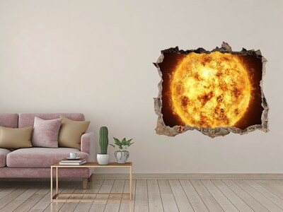 3D wall hole Solar explosion