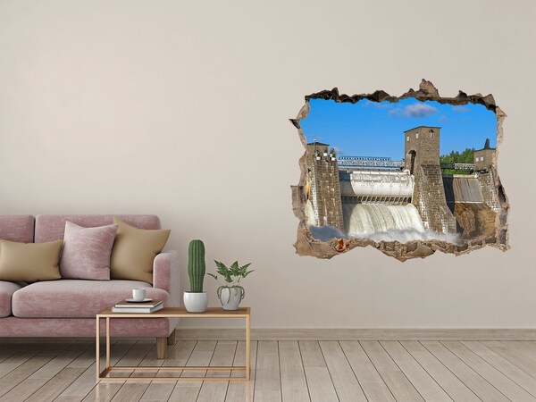 Hole wall sticker Water dam