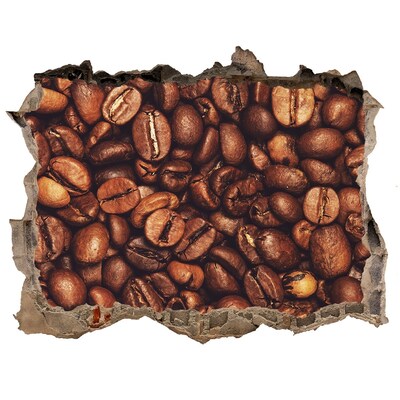 Hole wall sticker Coffee beans