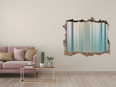 Hole in the wall sticker The illusion of open space