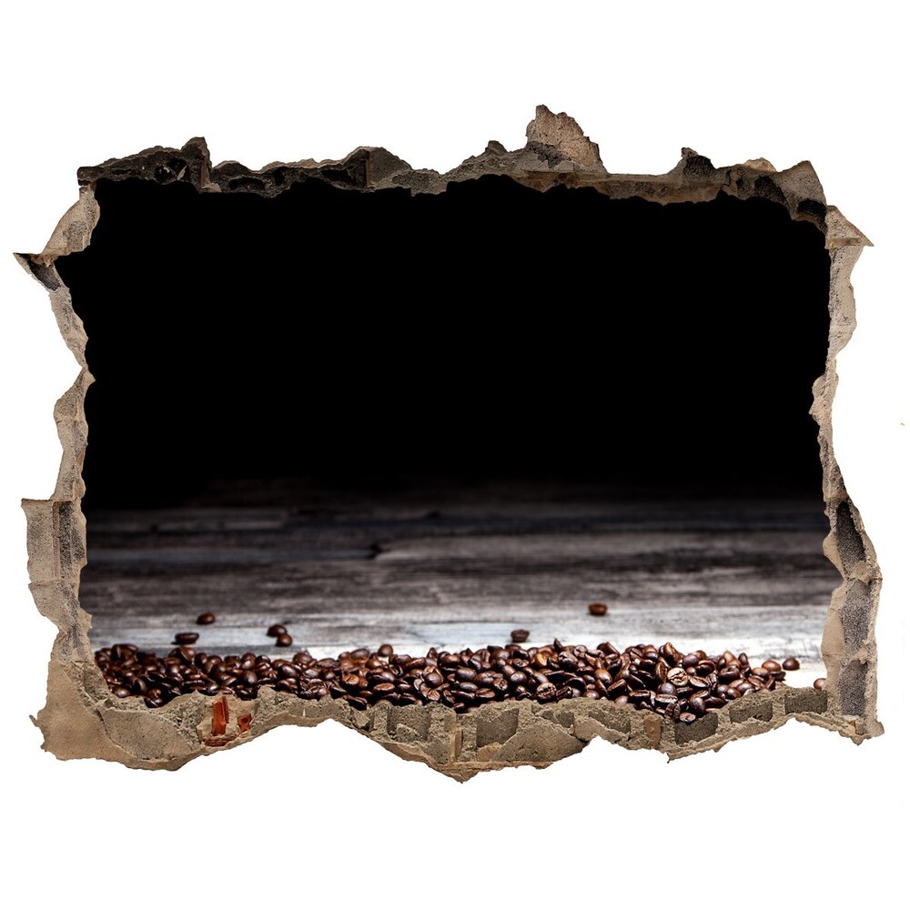 Hole wall sticker Aromatic coffee