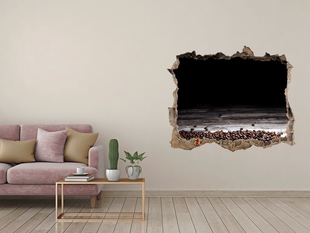 Hole wall sticker Aromatic coffee