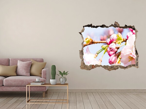 Hole in the wall decal Cherry blossoms