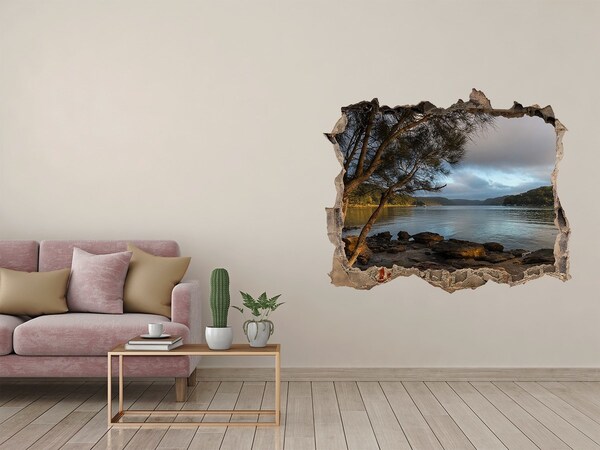 Hole in the wall sticker Peace by the water